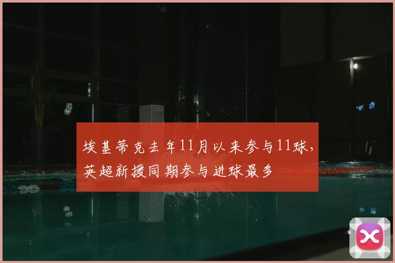 埃基蒂克去年11月以来参与11球，英超新援同期参与进球最多