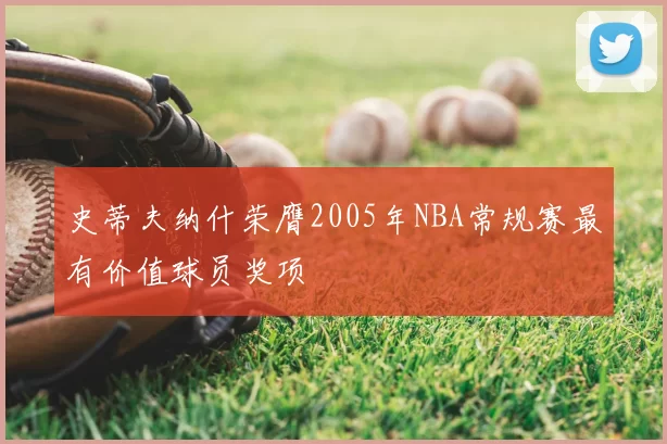 史蒂夫纳什荣膺2005年NBA常规赛最有价值球员奖项